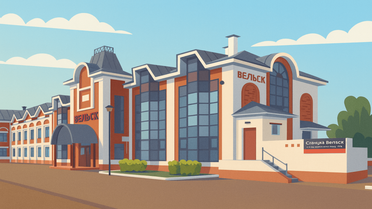 Вельск — северный город на берегу Вельди с купеческим характером